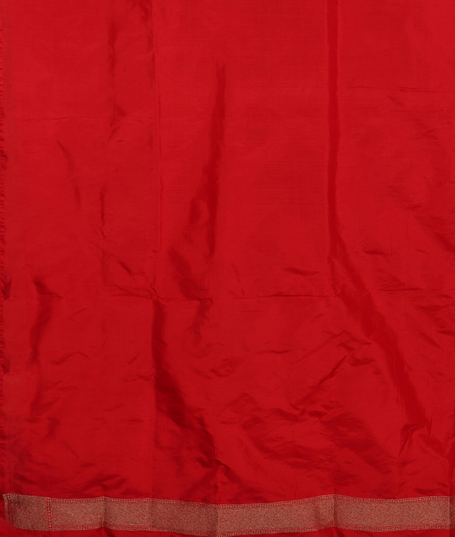 Cream Banaras Silk Saree T4252973