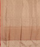 Cream Banaras Silk Saree T4252974