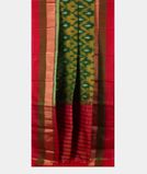 Green Pochampalli Silk Cotton Saree T4288802