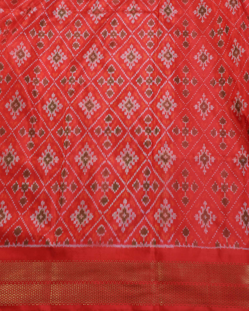 Cream Twill Kanjivaram Silk Saree T4194803