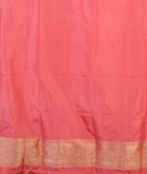 Salmon Pink Banaras Silk Saree T4262033