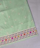 Green Banaras Silk Saree T4247151