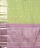 Pista Green Handwoven Kanjivaram Silk Saree T4268714