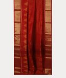 Red Pochampalli Silk Cotton Saree T4288362