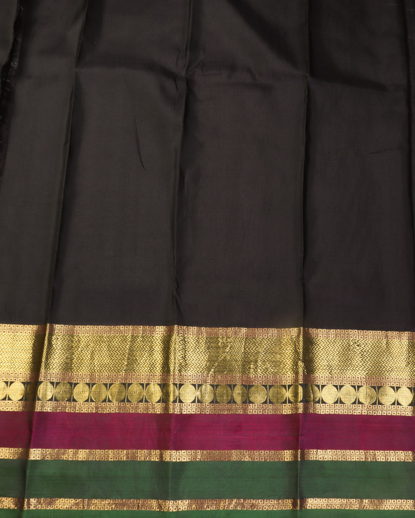 Pink Printed Kanjivaram Silk Saree T4274513