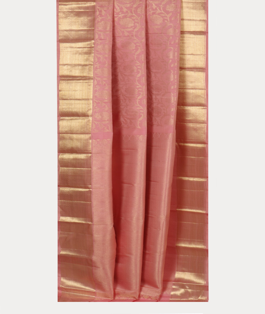 Pink Handwoven Kanjivaram Silk Saree T3594642