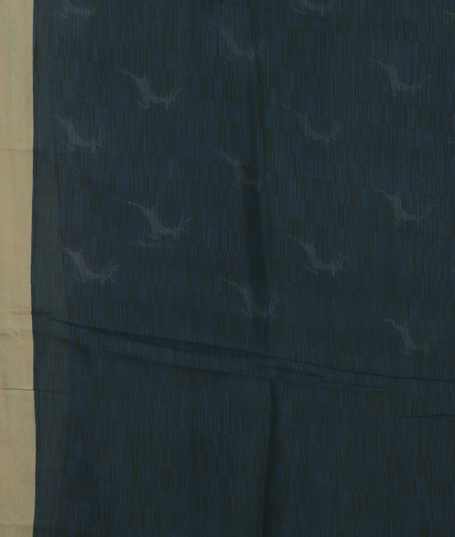 Blue Kota Cotton Saree T4311373