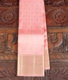 Light Pink Handwoven Kanjivaram Silk Saree T3594861