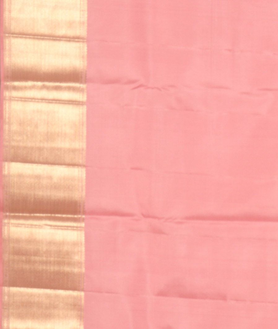 Light Pink Handwoven Kanjivaram Silk Saree T3594863