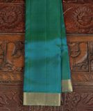 Peacock Blue Soft Silk Saree T4257621