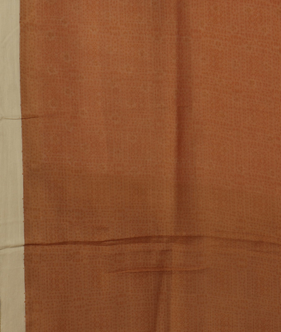 Peach Kota Cotton Saree T4311093