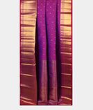 Purple Handwoven Kanjivaram Silk Saree T3654222