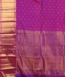 Purple Handwoven Kanjivaram Silk Saree T3654224