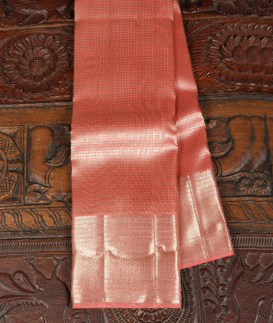 Pink Handwoven Kanjivaram Silk Saree T397080-image