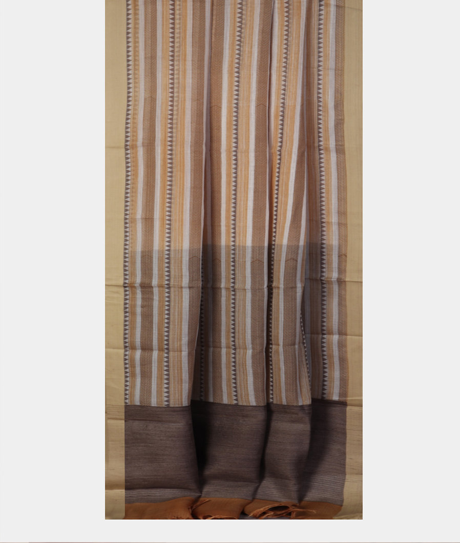 White Kota Cotton Saree T4310782