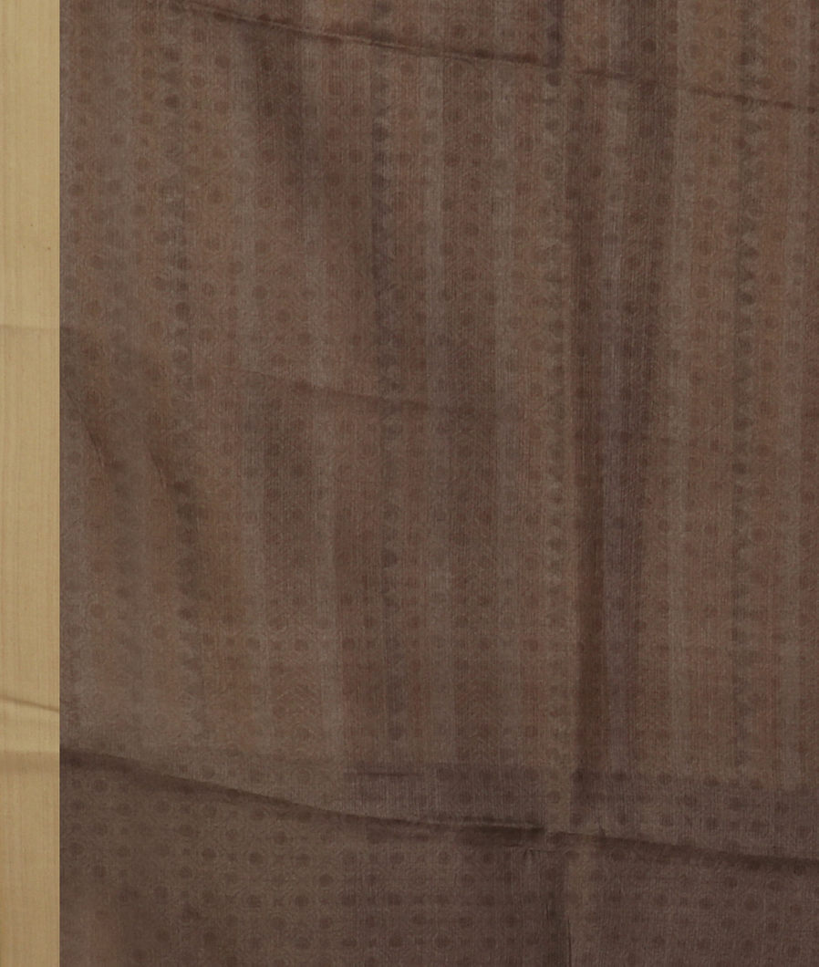 White Kota Cotton Saree T4310783