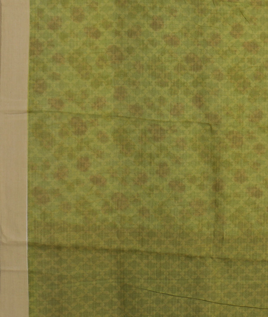 White Kota Cotton Saree T4310643