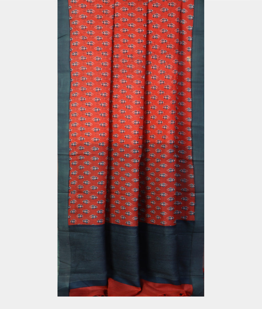 Reddish Pink Kota Cotton Saree T4310452