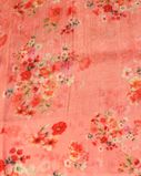Peach Tussar Printed Saree T430125(Shipping - 10 to 15 business days)3