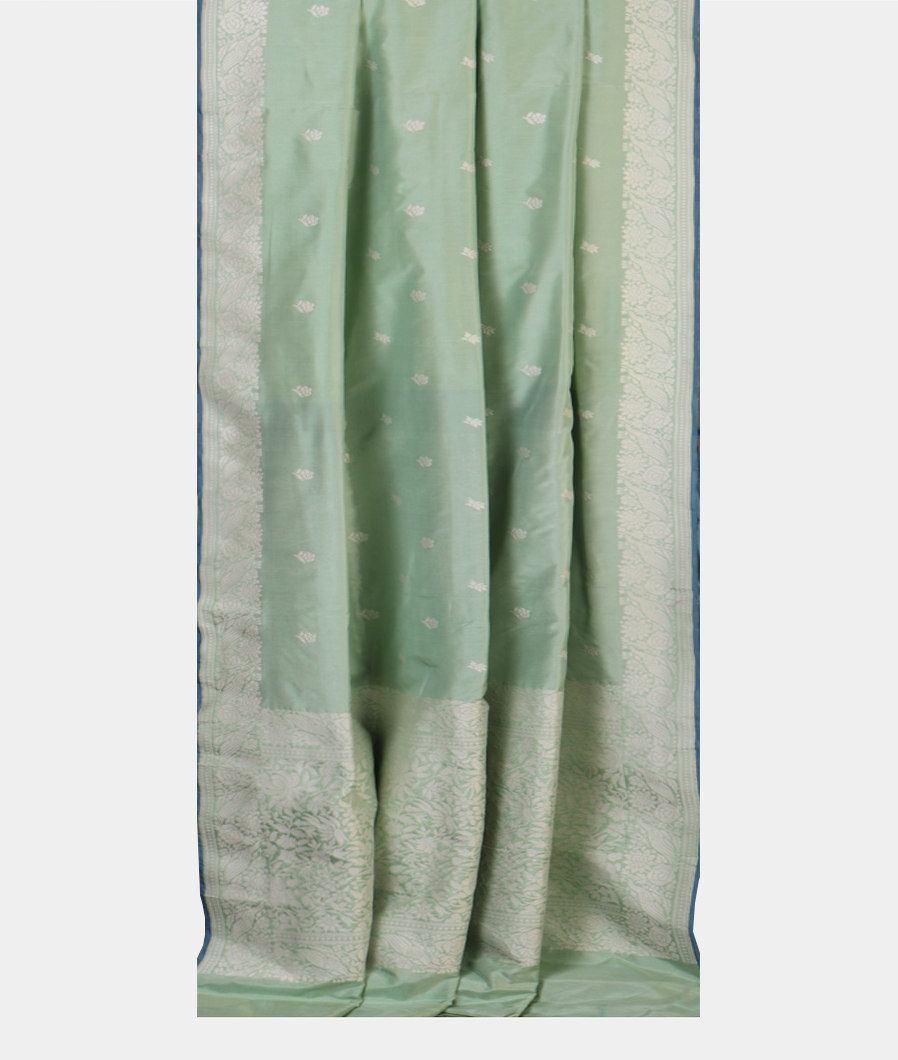Light Green Banaras Silk Saree T4274042