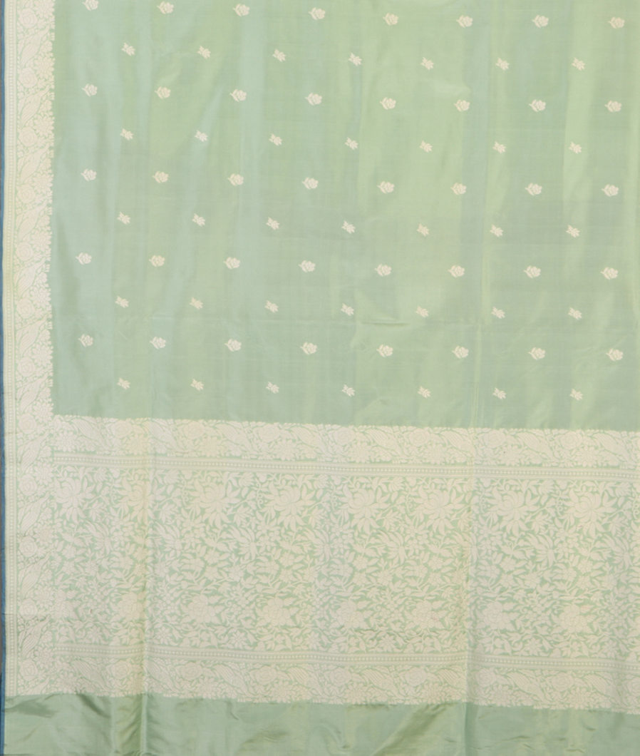 Light Green Banaras Silk Saree T4274044