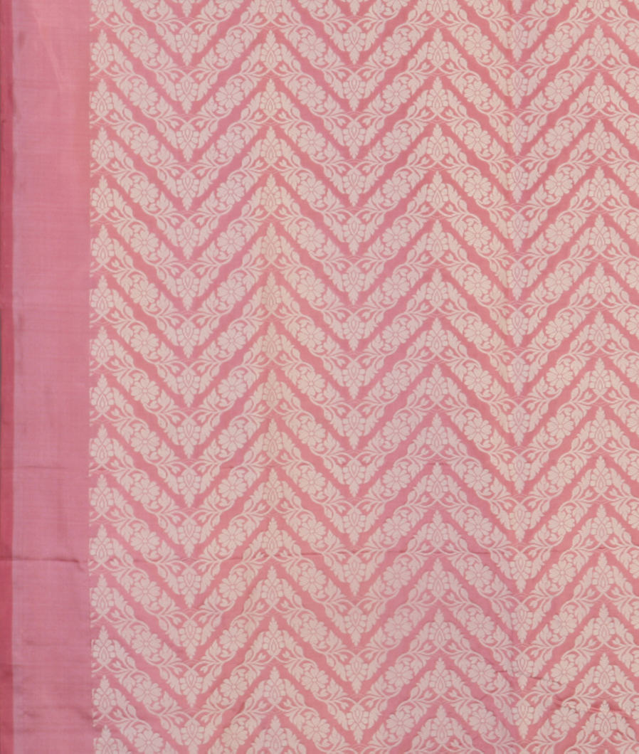 Pink Banaras Silk Saree T4273423