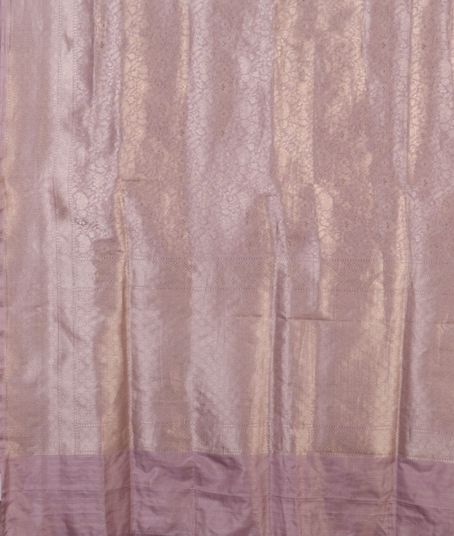 Lavender Banaras Silk Saree T4251834