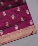 Purple Banaras Silk Saree T4273561