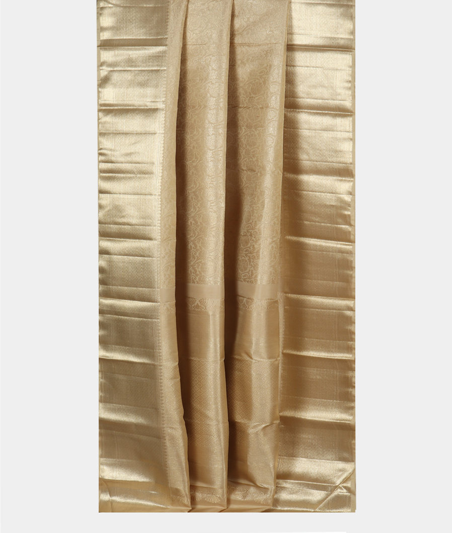 Cream Handwoven Kanjivaram Silk Saree T4219502