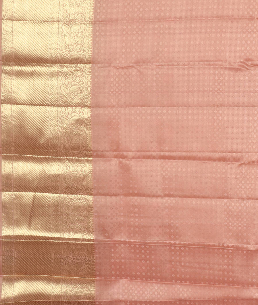 Pink Handwoven Kanjivaram Silk Saree T3979283