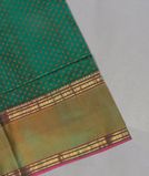 Green Silk Cotton Saree T4341391