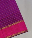 Purple Silk Cotton Saree T4341811