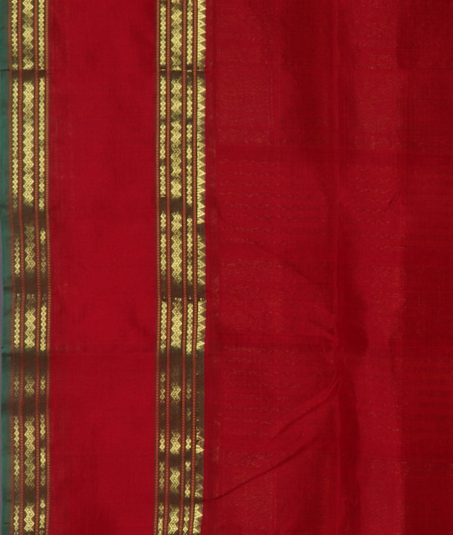 Black Silk Cotton Saree T4341523