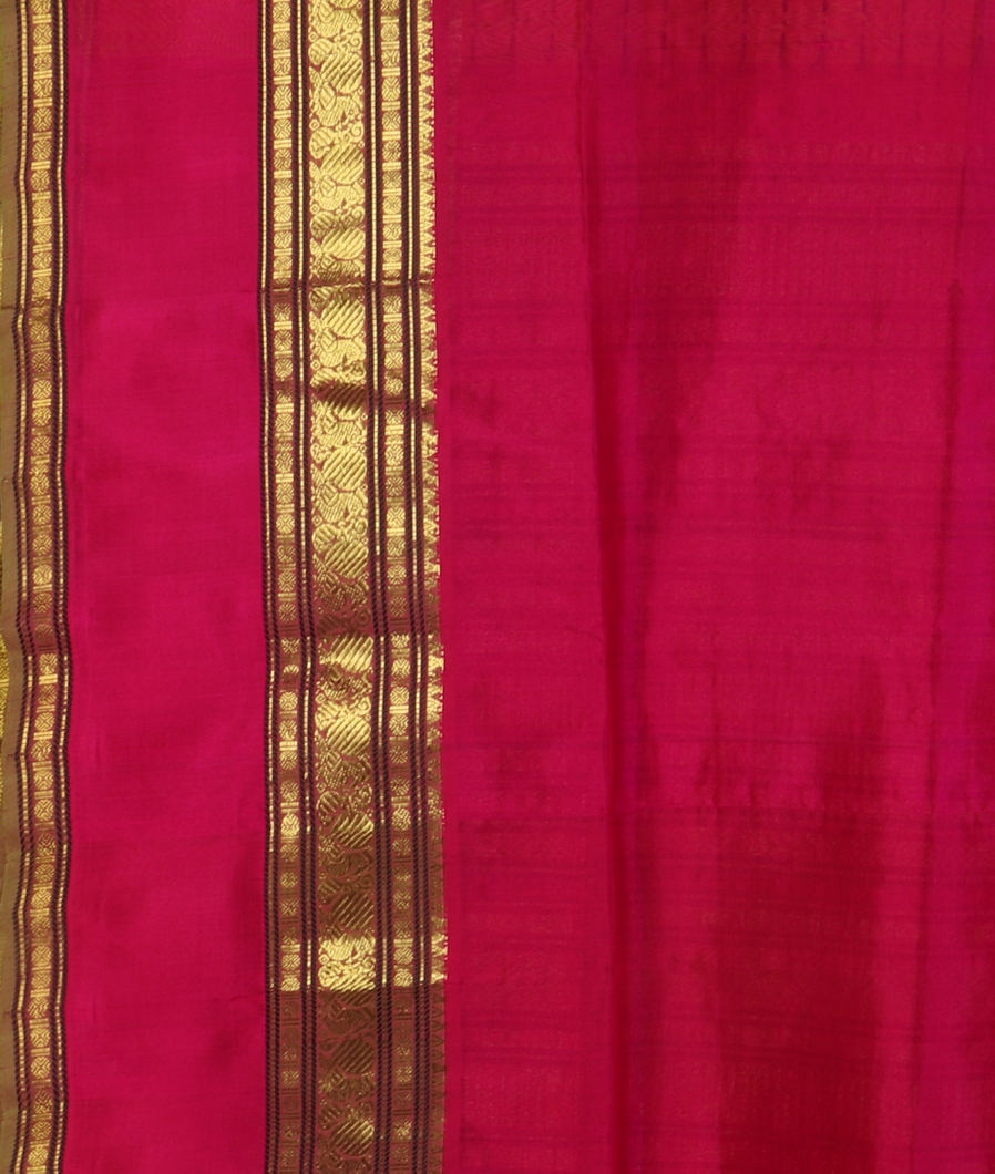 Yellow Silk Cotton Saree T4341063