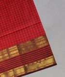 Red Silk Cotton Saree T4341781