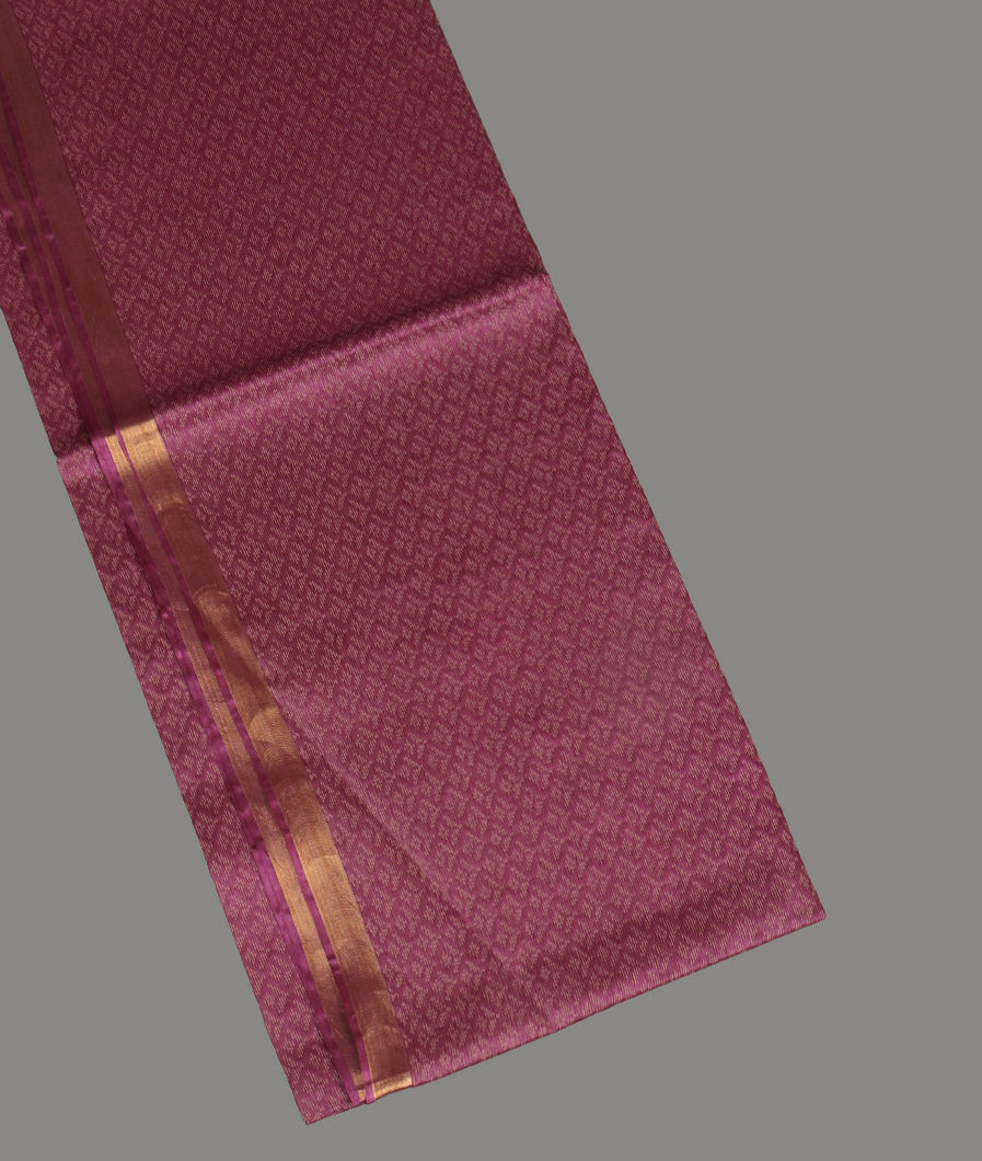 Purple Woven Tussar Saree T423973-image