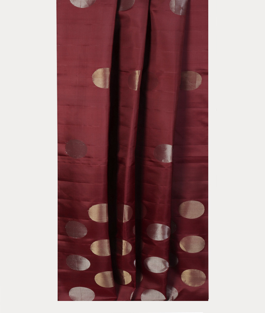 Maroon Soft Silk Saree T4039862