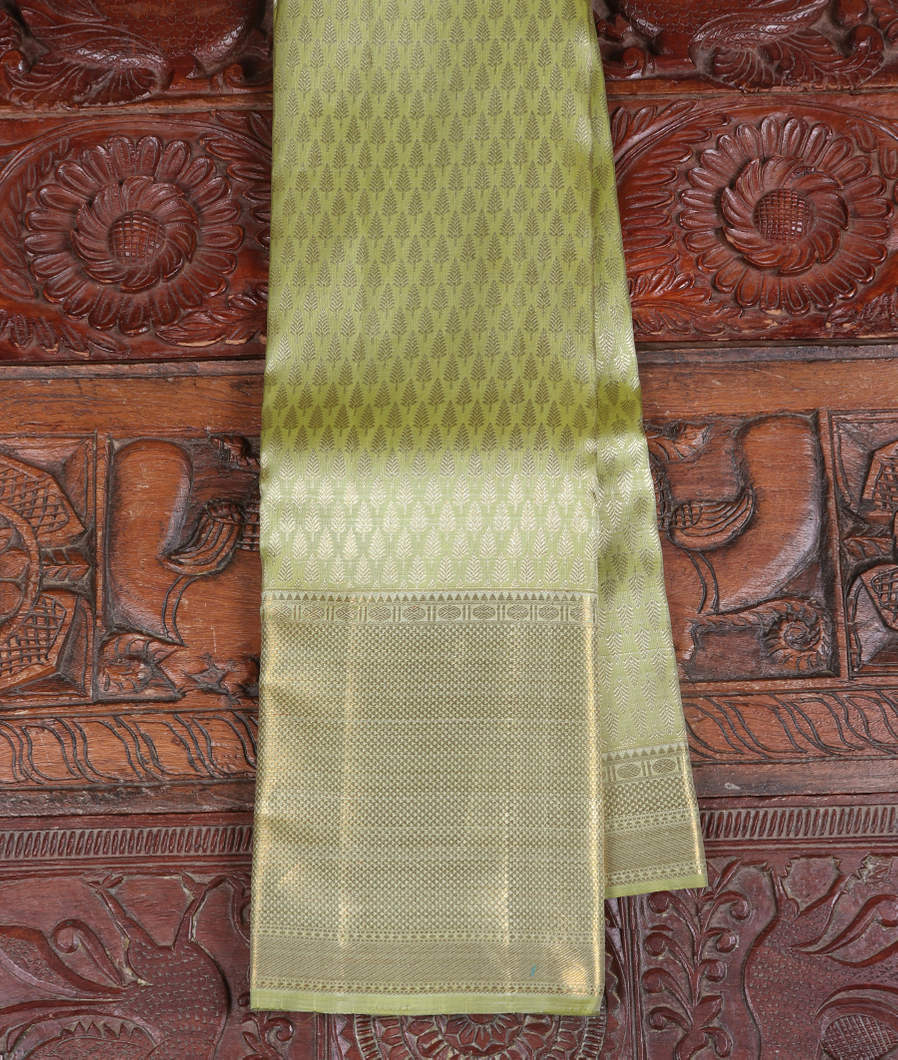 Green Handwoven Kanjivaram Silk Saree T378841-image