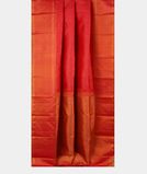 Pinkish Orange Handwoven Kanjivaram Silk Saree T4065112