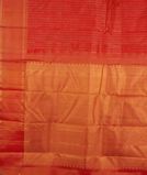 Pinkish Orange Handwoven Kanjivaram Silk Saree T4065114