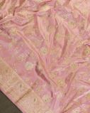 Pink Banaras Silk Saree T4254034