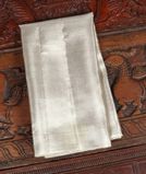 Silver Handwoven Kanjivaram Silk Tissue Blouse T4324891