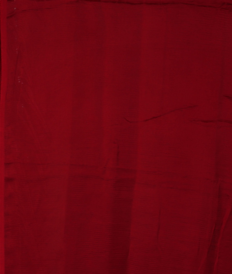 Maroon Georgette Silk Saree T4327443
