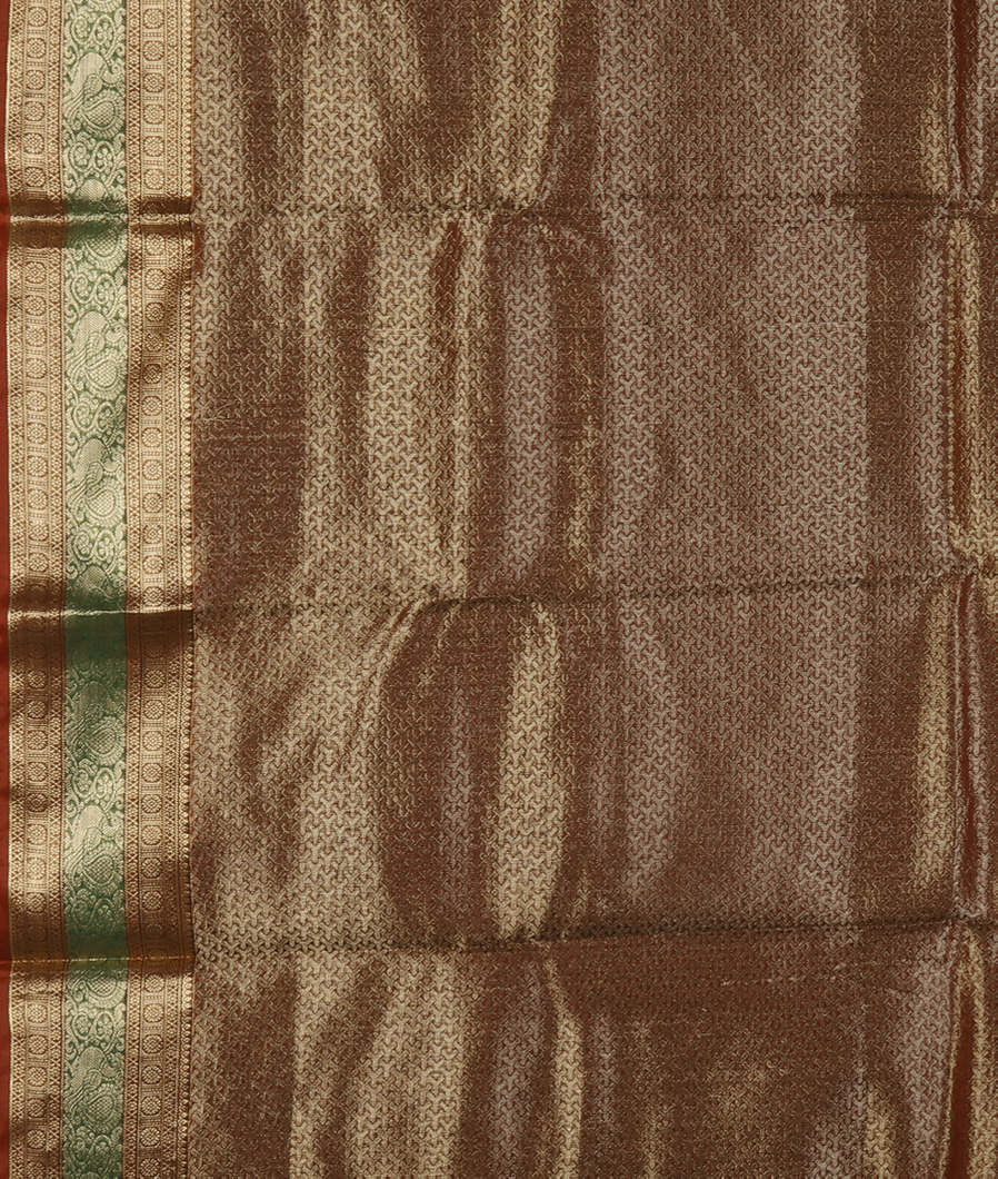 Green Silk Cotton Saree T4361783