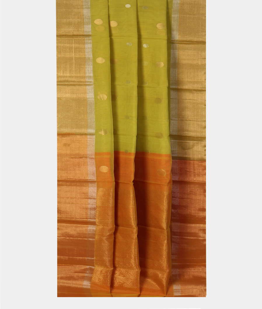 Green Silk Cotton Saree T4362222