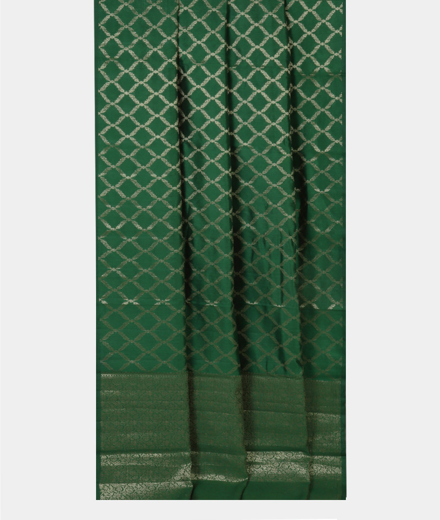 Green Chaniya Silk Saree T4296002