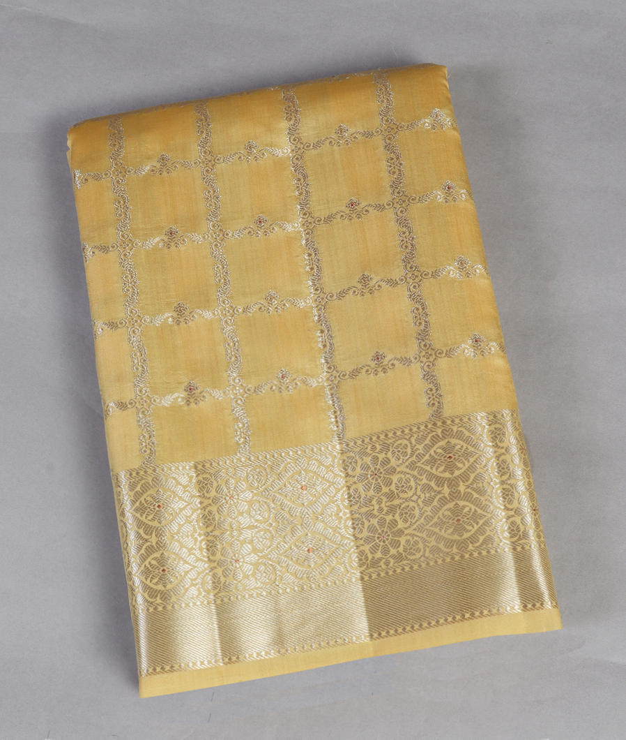 Yellow Chaniya Silk Saree T434484-image