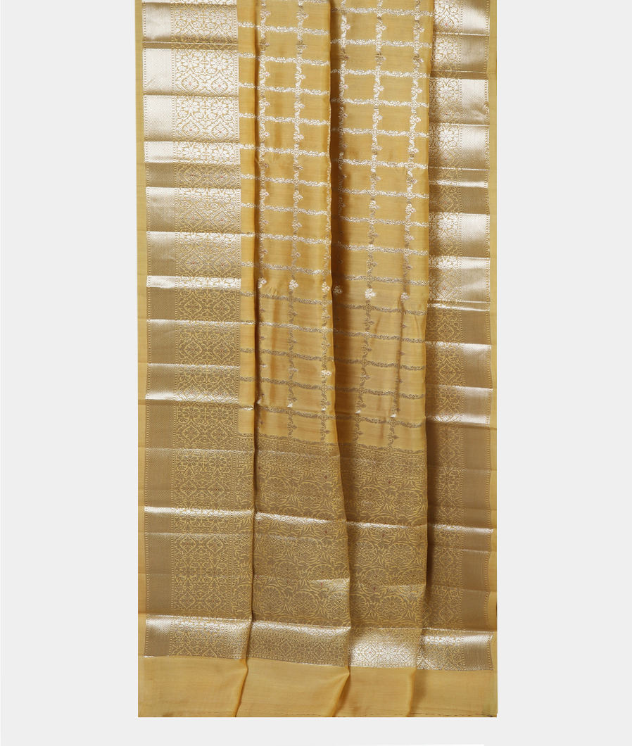 Yellow Chaniya Silk Saree T4344842