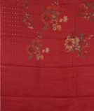 Reddish Pink Tissue Tussar Printed Saree T4301824
