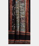 Multicolour Batik Printed Silk Saree T3916802